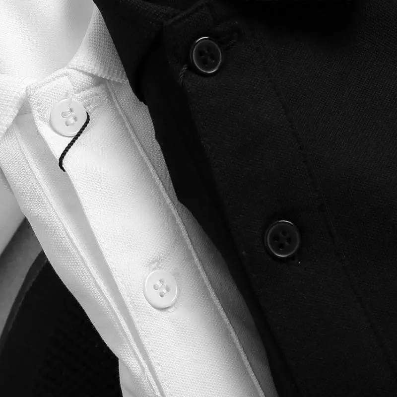 Áo thun Polo RẮN FEAR - Vải cao cấp sang trọng nam nữ tay lỡ Menswear Có Cổ Shirt Ngắn Tay Jean 3