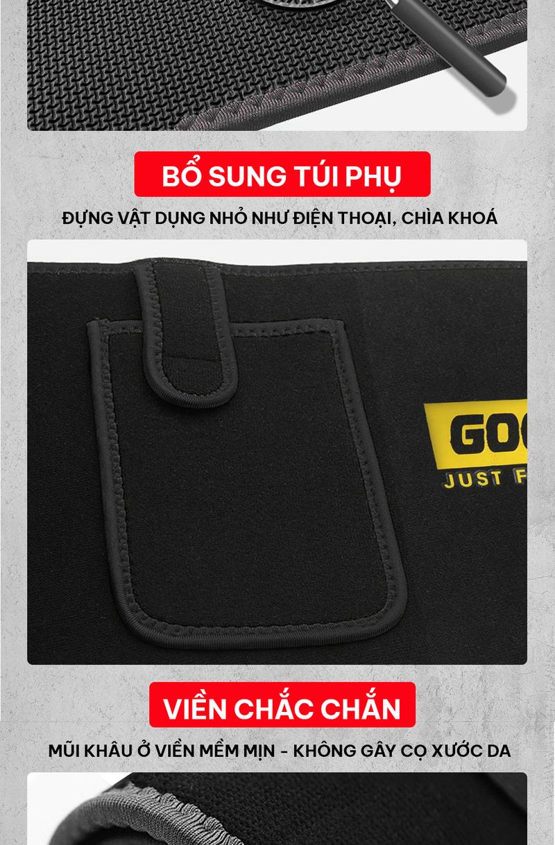 Product Introduction of Đai quấn GoodFit hỗ trợ giảm vòng bụng khi chơi thể thao không điện năng GF724WS 3