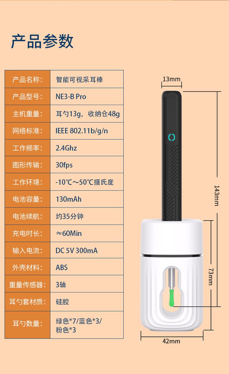 Product Introduction of Dụng Cụ Ngoáy Tai WiFi Không Dây, Camera Otoscope, Ống Nghe, Phát Sáng, Làm Sạch Ráy Tai, Kiểm Tra Răng Miệng, Chăm Sóc Sức Khỏe, Máy Làm Sạch Tai 17