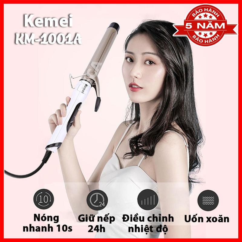  Máy làm tóc xoăn Máy uốn xoăn lọn to Máy làm xoăn sóng làm xoăn nhanh trục cố định 