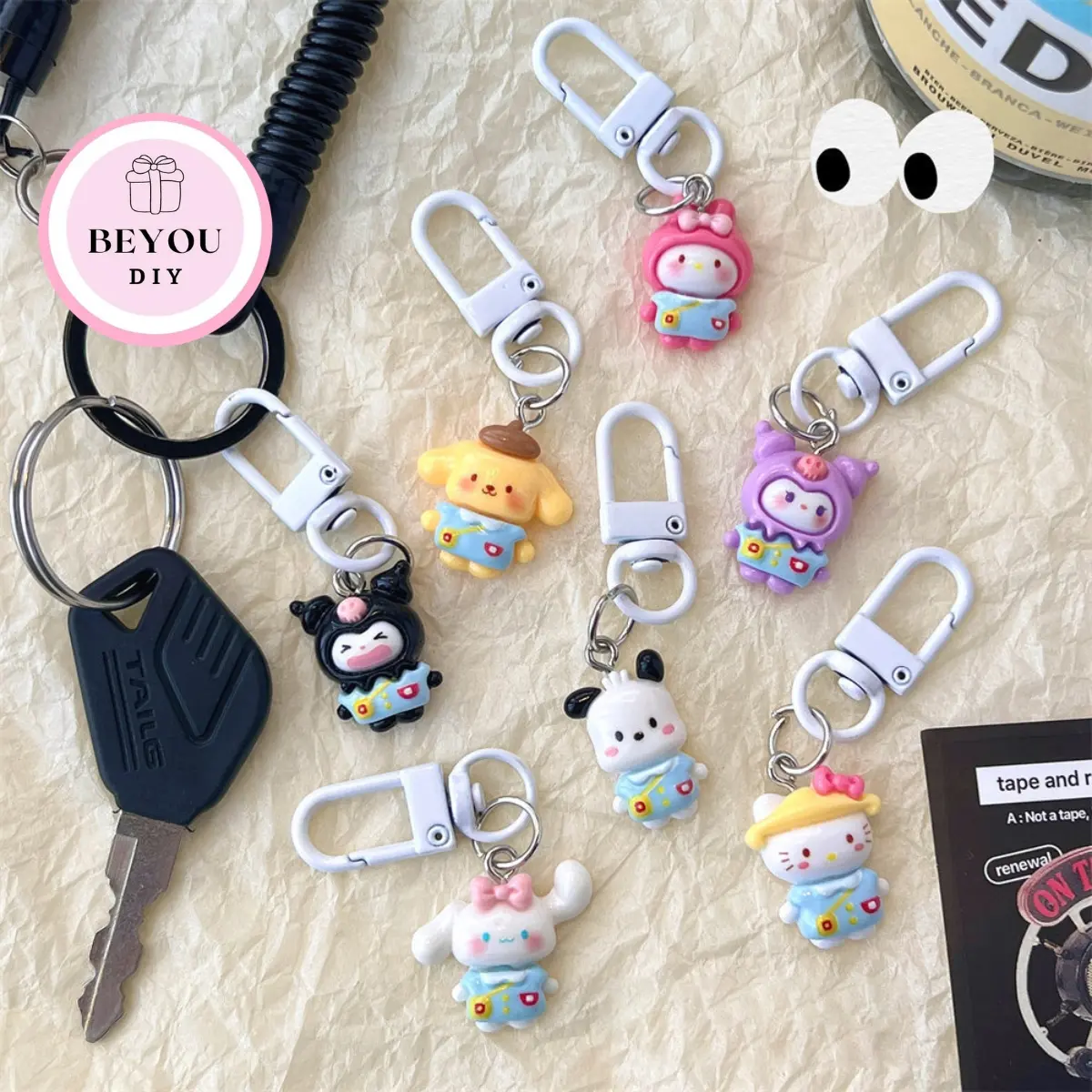 Móc Khóa Hoạt Hình Phù Hợp Làm Quà Tặng Dễ Thương - BEYOU