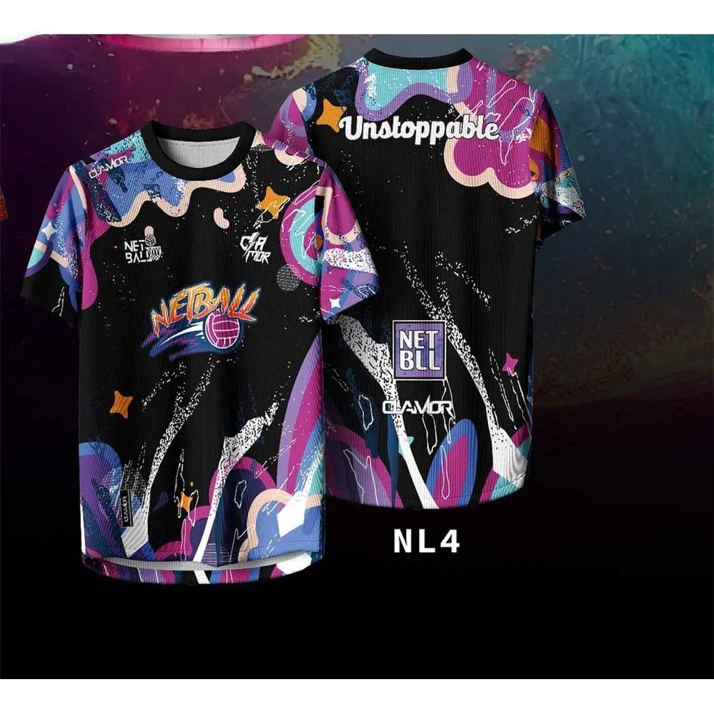 [Free Customized Name and Number] 2024 New Jersey, Netball Jersey, Cheap Jersey, Outdoor Sports Retro 3D Douyin Short T-shirt