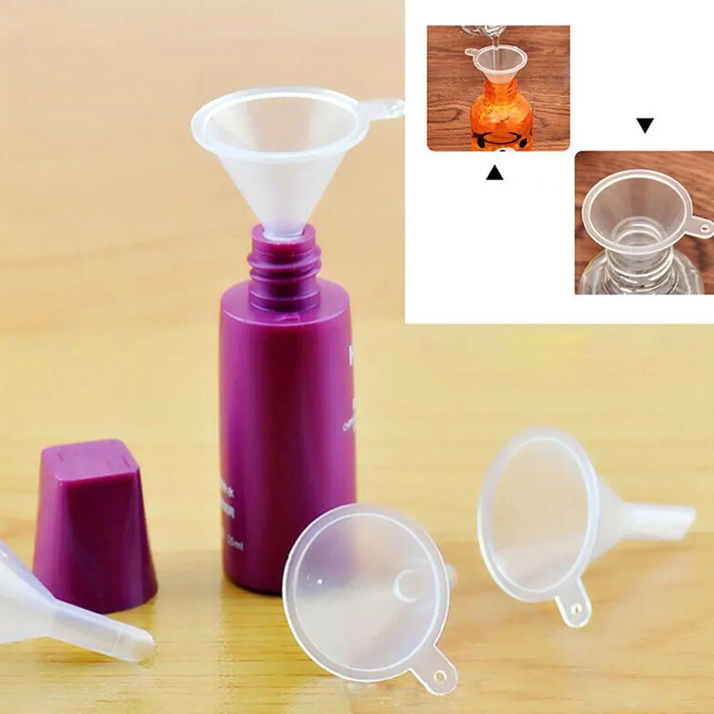 Phễu Nhựa Mini, 1 Cái, Kích Thước 39mm X 31mm X 6mm, Thích Hợp Sử Dụng Trong Phòng Thí Nghiệm, Cho Tinh Dầu Lỏng, M5M8, Kiểu Phễu Lọc