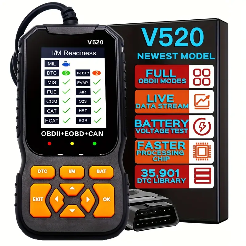 OBD2 Scanner Diagnostic Tool, Car Fault Code Reader, Car Diagnostic Tool with Reset Function, Professional OBD2 Scanner Diagnostic Tool for Car 5