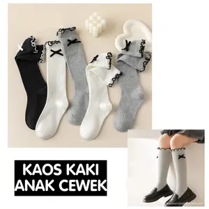 (LOLI) KK23 KAOS KAKI ANAK PREMIUM BAHAN TEBAL LONG SOCKS SIZE M-XL