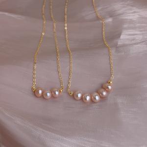 สร้อยคอผู้หญิง จี้ผู้พิทักษ์ โซ่กระดูกไหปลาร้ามุกสุดวิจิตร ทันสมัย