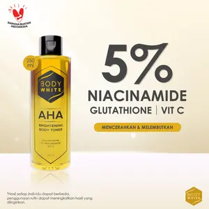 Body White Aha Brightening Body Toner 250ml
