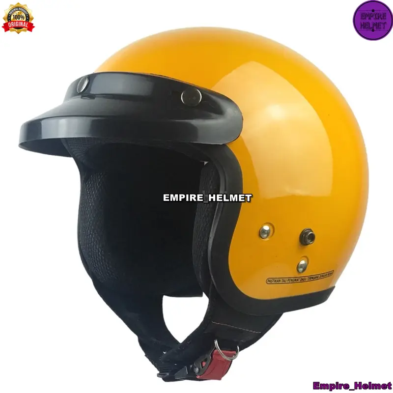 Helm Half Face Bogo Identik Cargloss Pria Wanita Dewasa Standar SNI Helem Retro Full Leher Completable Perempuan Hijab 2
