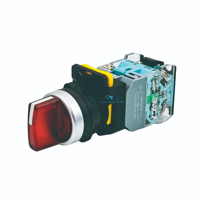 Gambar Selector Switch Lampu LED (STAY PUT) 2 POSISI 22MM TYPE LA38-11XD 220-380VAC - Kuning dari ELECTRICAL HOME Kota Surabaya 4 Tokopedia