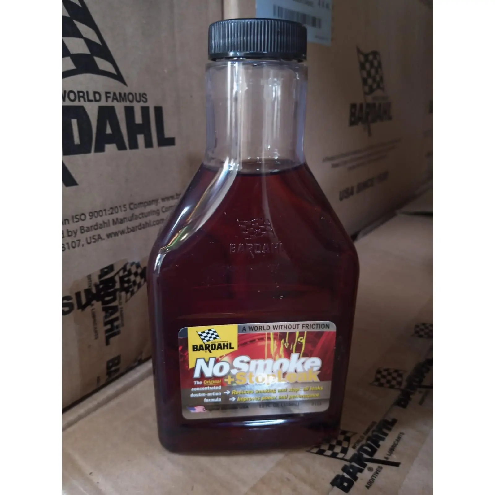ADITIF OLI MESIN BARDAHL NO SMOKE + STOP LEAK 12 OZ ORIGINAL