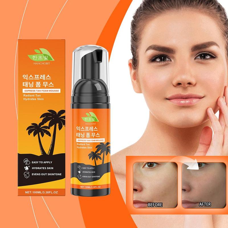 Product Introduction of Quick Tanning Foam Mousse Even Skin Tone Long Lasting Mousse Tanning Moisturising 26