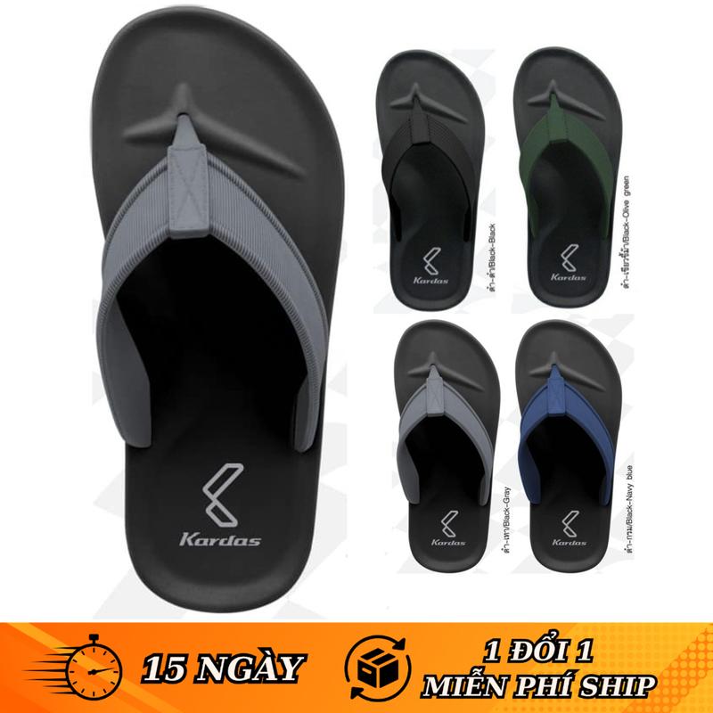 Dép Xỏ Ngón Thái Lan Nam KARDAS JACKER 3.5 Cao Su Đế Bằng DéP  đơn giản Caro dép  lào Kẻ Caro Jean dep  quai kep