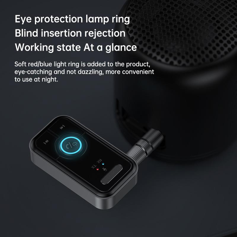 Product Introduction of Bluetooth 5.3 Adapter Transmitter Receiver Wireless Audio for Car Music Headphone Speaker AUX Audio Adapter with 3.5mm Jack 21