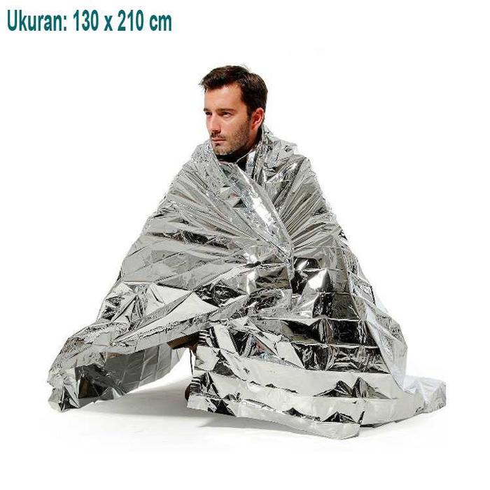 Gambar TaffSPORT Selimut Darurat Emergency Blanket Thermal 130x210cm - SL03-001 X OYA dari oya online_NEW Kota Administrasi Jakarta Barat Tokopedia