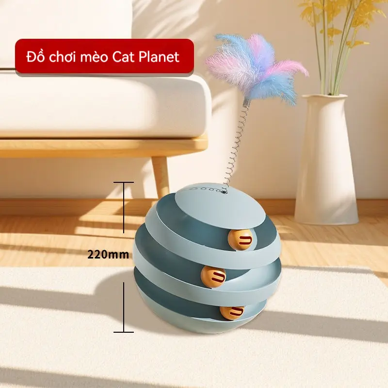 Quả bóng mèo mới đồ chơi mèo cốc mèo bàn xoay đồ tạo tác tự hài hước 4