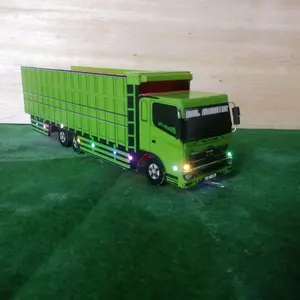 miniatur truk tronton hino full lampu Anak Hadiah Cowok