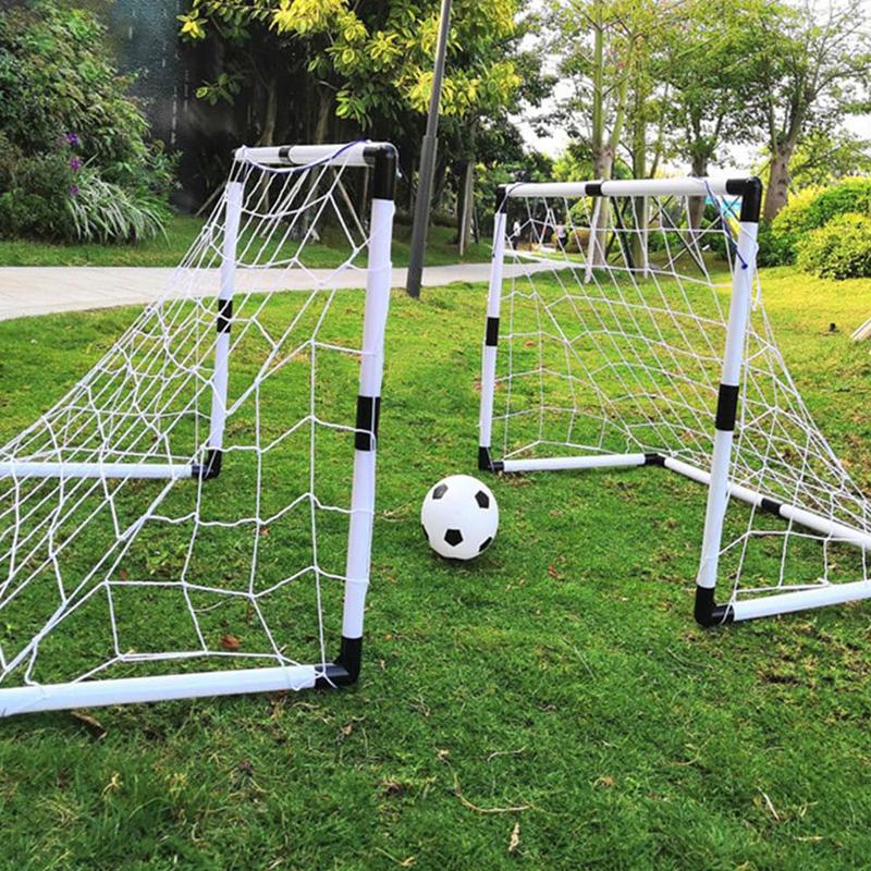 Product Introduction of Mini Football Goal Football Net Children'S Football Practice Indoor Outdoor Assembly Simple Ball Pump, With Net 21