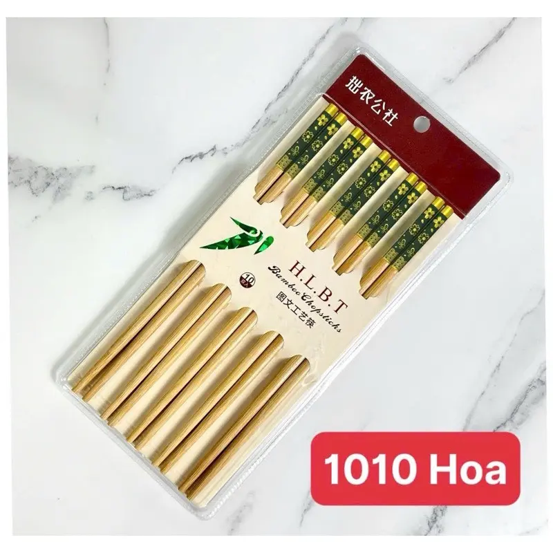 Bộ 10 Đôi Đũa Tre 24cm Style Japan – Hàng Xuất Nhật, Chống Mốc, Chống Trơn, Hộp Nhựa Kín Cao Cấp 6
