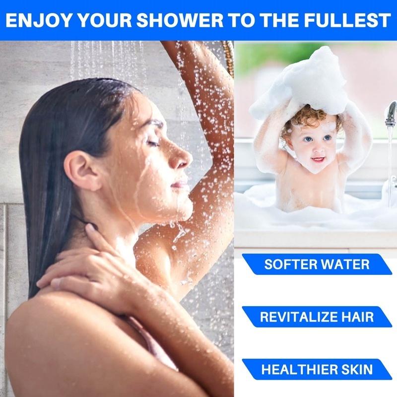 Bộ Lọc Đầu Vòi Hoa Sen, 1 / 5 Cái, Với Bông PP, Bộ Lọc Thanh Lọc Nước, Vòi Phun, Thay Thế, Phụ Kiện Phòng Tắm 6