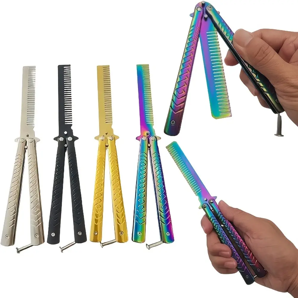 Butterfly Comb Butterfly Comb Stainless Steel Trainer Butterfly Shape ...