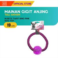 Gambar M-Pets Twist Ring Dog Toy / Mainan Gigit Anjing Tali Anyam dari M-Pets Volk Pets Indonesia Kota Tangerang 3 Tokopedia