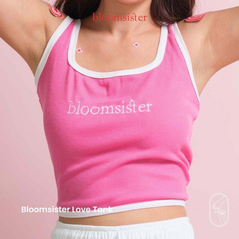 BLOOMSISTER Merchandise Love Tank - Pink Tank Top High Quality 1