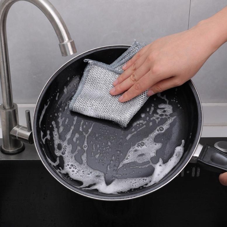 Product Introduction of Giẻ Lau Bếp Dây kim khí Không Mài Mòn - Cọ Rửa Xoong Nồi, Bồn Rửa Chén Đa Năng 74