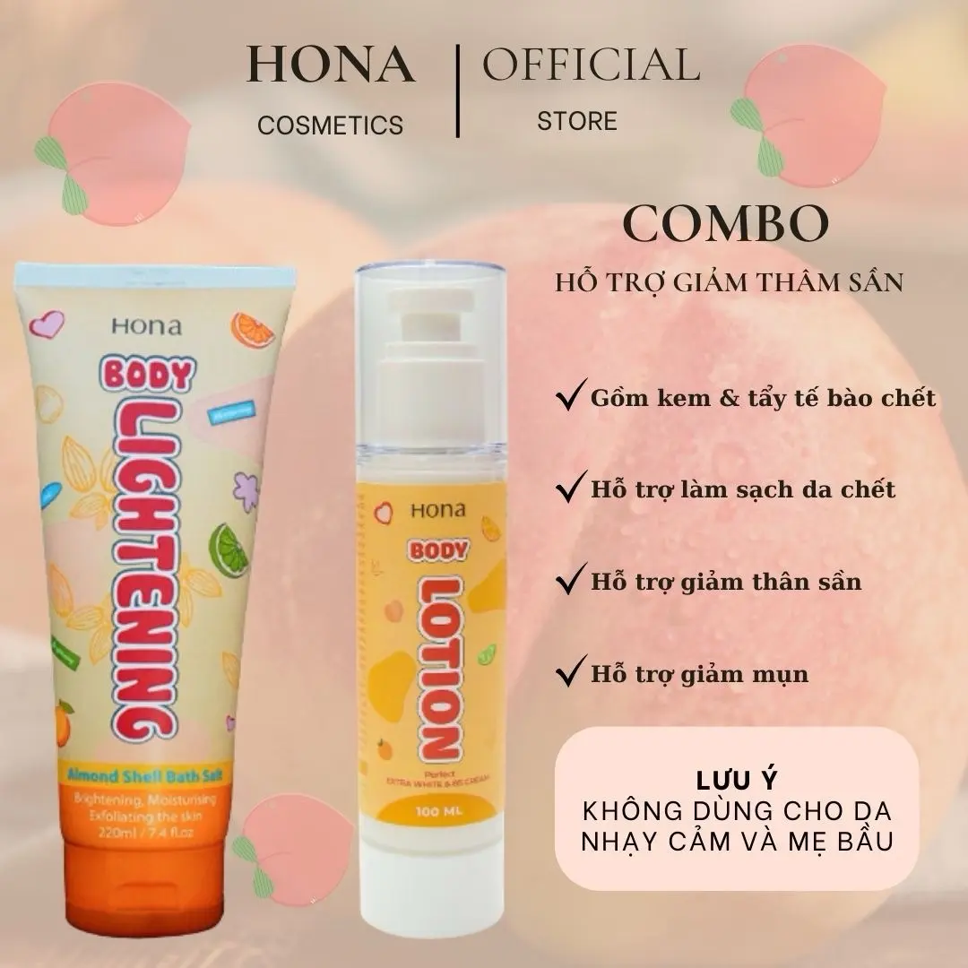 Combo Mềm Mịn, Hỗ Trợ Mờ Thâm Sần Vòng 3, Néch, Bẹn, Đầu Gối Khuỷu Tay, Gồm Tẩy Tế Bào Chết Body Lightening Và Kem Dưỡng Hỗ Trợ Mờ Thâm Sần Lotion Dưỡng Da Body Women Arbutin Dưỡng Body Kem Body Làm Đẹp Da