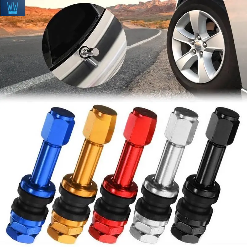 High quality car tyre tubeless valve aluminum/head tire tube wind wheel nut sport rim nuts tire tube valve tr48e