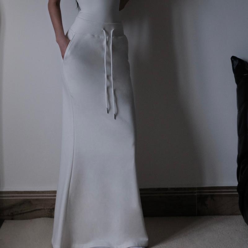 BYKADI| Chân váy nỉ dài đuôi cá