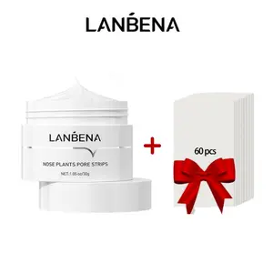 LANBENA Blackhead Remover Mask Masker Wajah Masker Komedo Pembersih Pore Strip Deep Cleansing Hyaluronic Perawatan Muka Pencerah