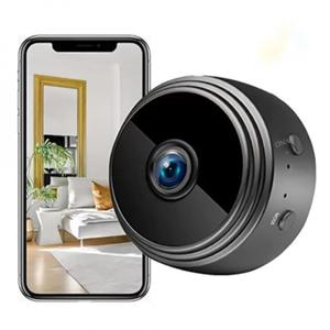 Wireless WiFi Camera, 1080P HD Security Camera with Infrared Night Vision Function, Rechargeable Camera with Phone APP Connection, Hidden Wireless Indoor Cameras