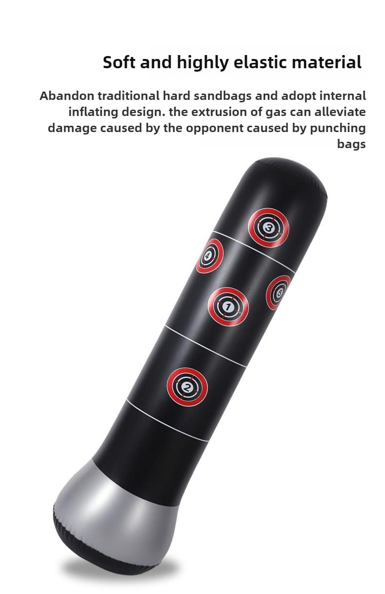Product Introduction of Heavy-Duty Inflatable Punching Bag & Stress Relief Stand - Adult & Kids Fitness Bobble Head, Boxing Pillar for Exercise & Fun! 3