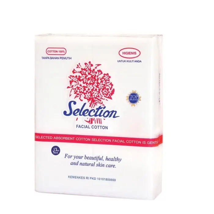 Selection Facial Cotton 35 Gram - Kapas Wajah Untuk Pembersih Make Up Kotoran