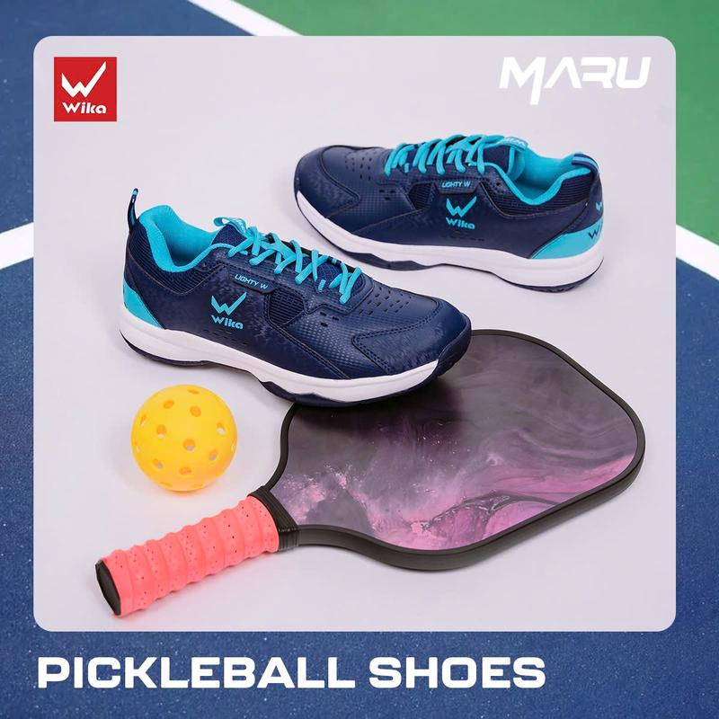 [KÈM QUÀ]  thể thao đa năng, đánh  , bóng chuyền, tennic, pickleball, chạy bộ WIKA MARU Chính Hãng Unisex Nam & Nữ Sport Sneaker   wika giày cầu lông vs