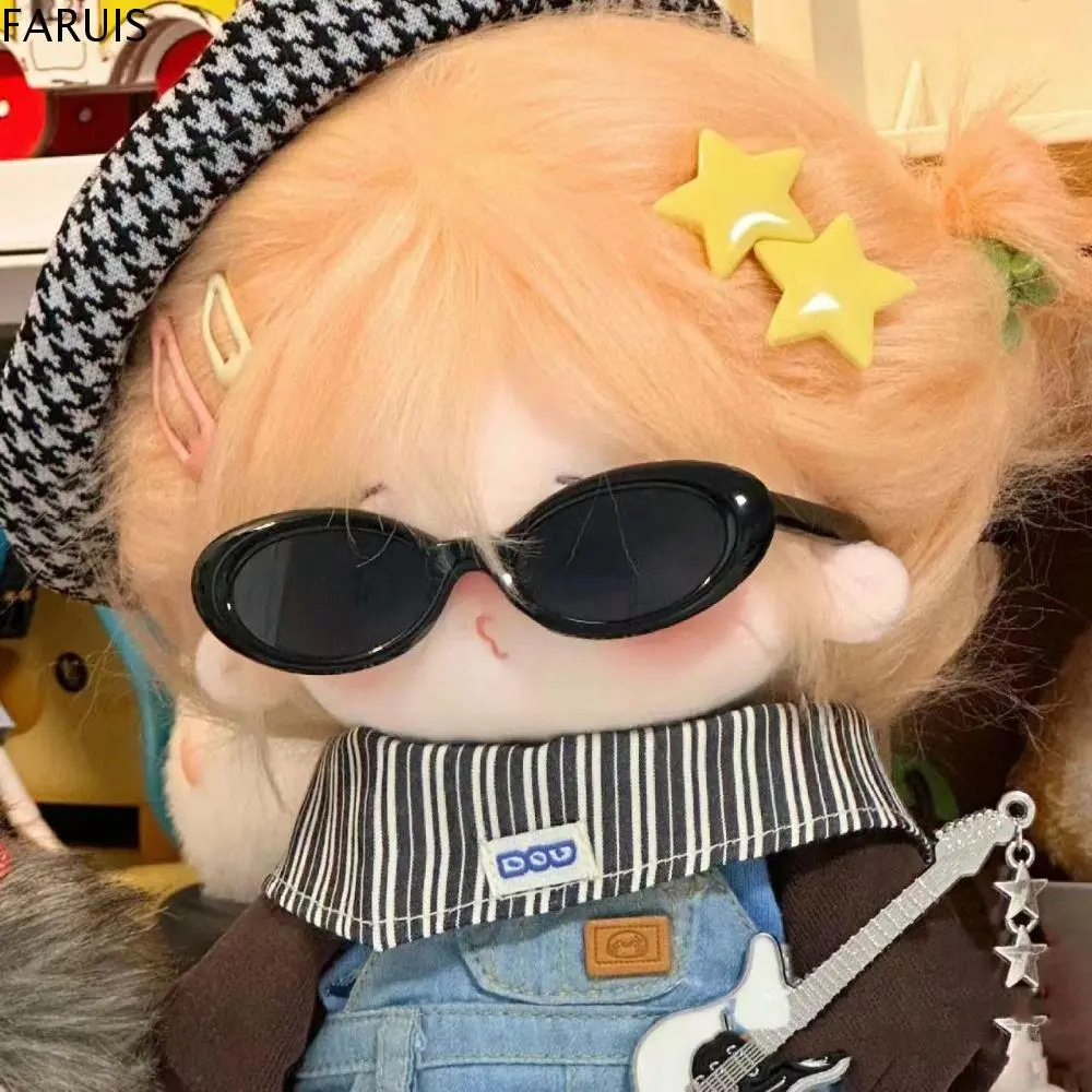 Kính Mini, Búp Bê Nhựa Đáng Yêu, Nhiều Màu, 20cm, Kính Gọng Tròn, Kính Mắt Búp Bê Thu Nhỏ Dễ Thương, Đồ Trang Trí Búp Bê