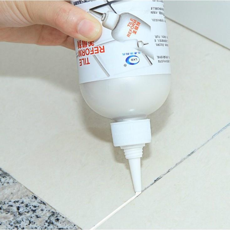 Chai Sơn Kẻ Chỉ Gạch, Làm Trắng Mạch Gạch Sàn Nhà