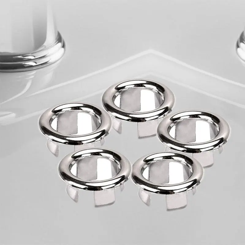 Hand Basin Overflow Ring, Decorative Ring, Overflow Port Ring, Double-layer Ring Surface Basin Accessories 3