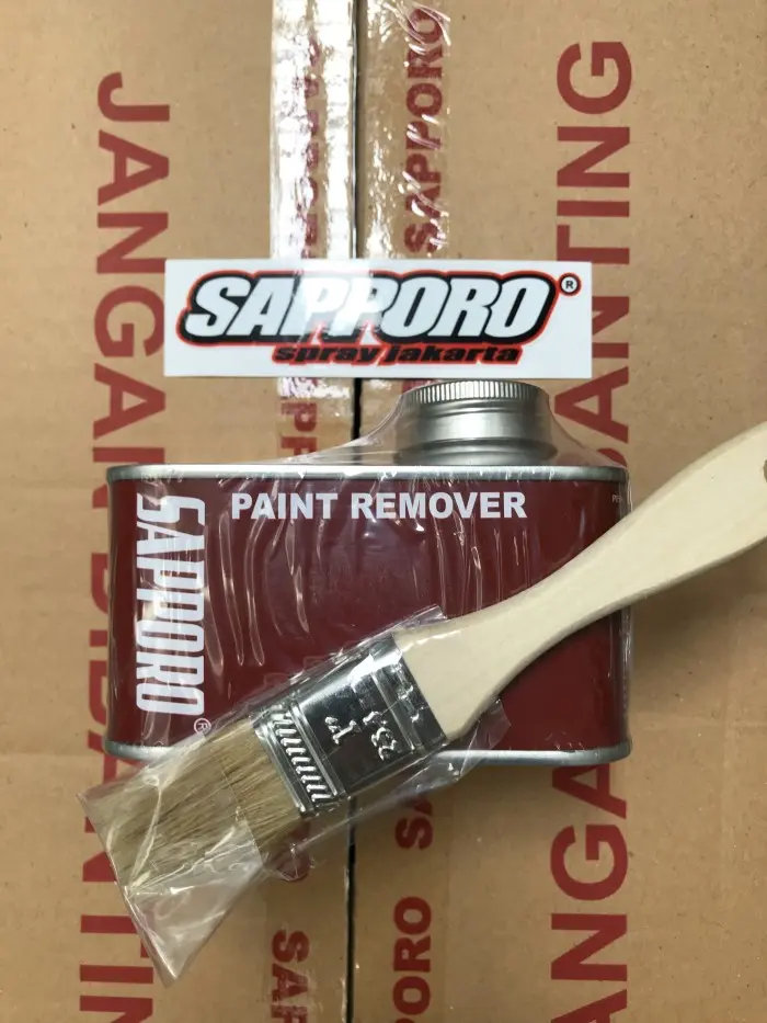 Pengelupas cat / paint remover sapporo 250ml (BONUS KUAS)