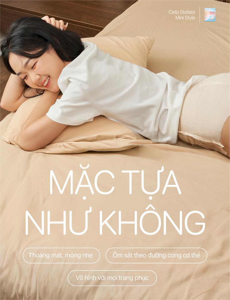 Product Introduction of Combo 20 Băng Quần Vô hình Cielo Stellato siêu mỏng, chống tràn 360 1