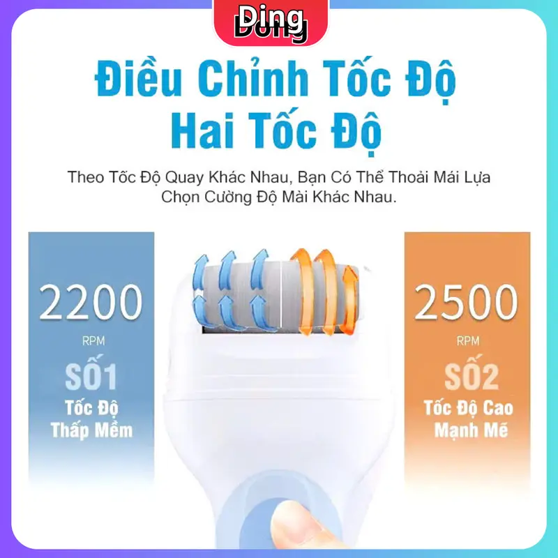 Máy mài chân móng chân điện, Máy mài chân USB có thể giặt được, Dụng cụ chăm sóc Thiết bị làm móng đầu  mài 7