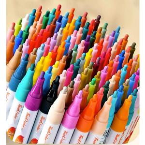 Acrylic Paint Marker, 1 Set 24/36/80/120 Colors Fine Tip Paint Pens, Art Drawing Supplies