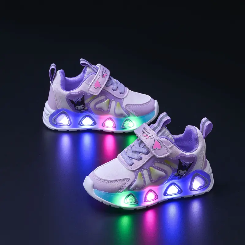 Giày kurumi, giày phát sáng cho bé gái, giày thể thao kurumi cho bé gái rất mềm êm chân mẫu mới nḣất Hot Sandal 2