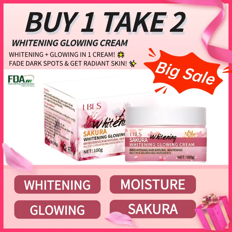 glutathione cream philippines Buy 1 take 2) Whitening Cream Niacinamide Glutathione Whitening  Moisturizing Spot Removal Sunscreen 100g