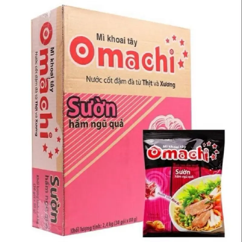 1 thùng OMACHI thùng  30 gói ngon từ gia vị sốt dùng