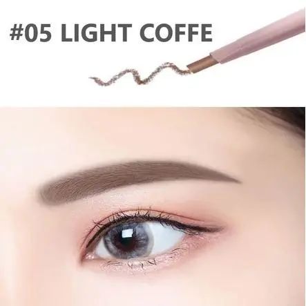 Double Head Spin Automatic Eyebrow Pensil Alis PUTAR 2 SISI ATAS BAWAH EYE BROW 752 6