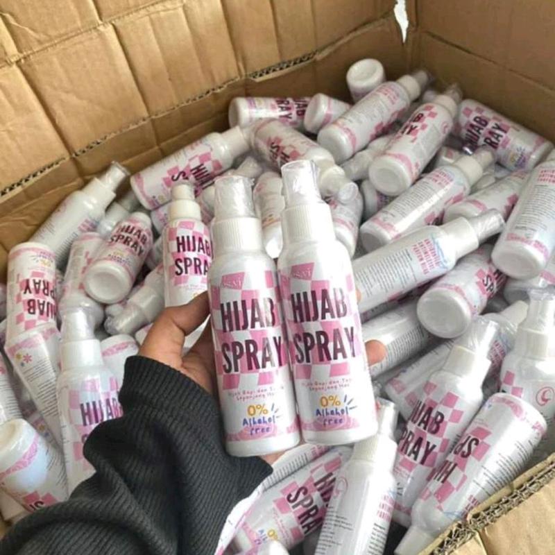 Hijab spray Enes vi Anti Leyot parfum pewangi jilbab kerudung anti lepek 100 Ml 8