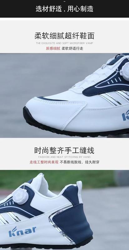 Product Introduction of Men's Shoes New Sports Casual Shoes Student Riding Sneakers Rotating Button Toe-Wrapped Shoes Fashionable Breathable Daddy Shoes Closed Runner Trainers Training Running Walking Shoes Footwear 1