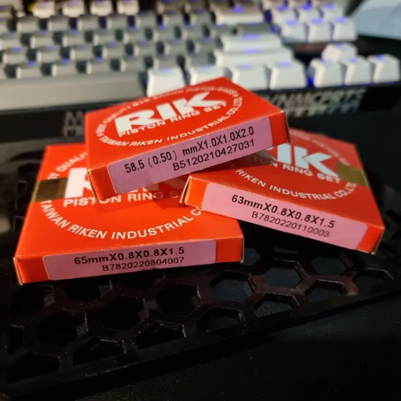 RIK Piston Ring Set (59MM / 62MM / 63MM / 65MM / 66MM) - TikTok Shop ...