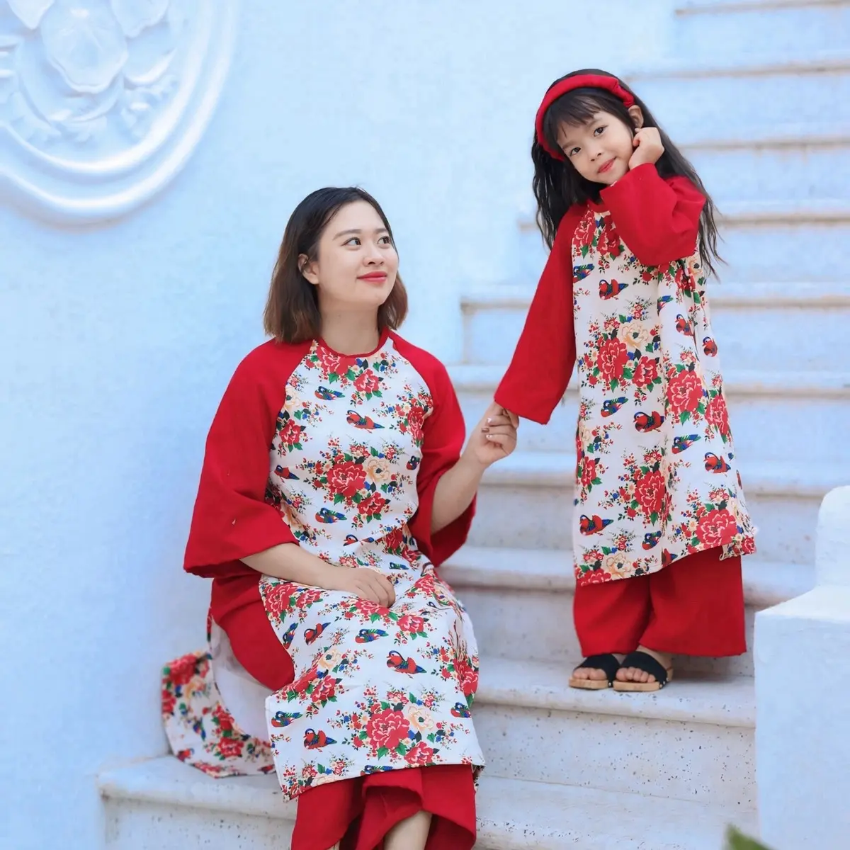 Áo dài Kỳ Hoa dành cho người lớn